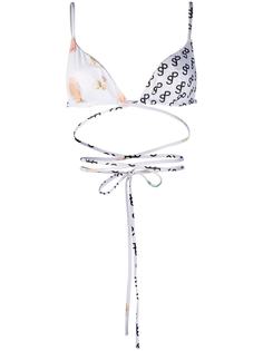 Saks Potts seashell print bikini top