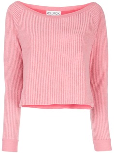 Wildfox укороченный джемпер Tilda