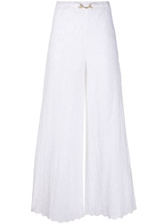 House of Sunny embroidered wide-leg trousers