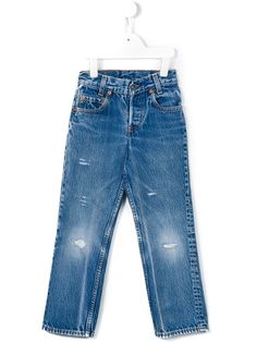 Levis Vintage Kids джинсы с потертой отделкой