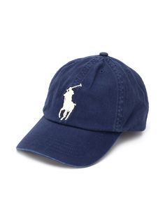 Ralph Lauren Kids кепка с вышитым логотипом