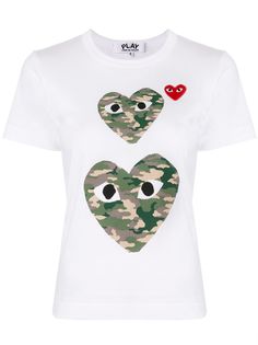 Comme Des Garçons Play футболка с круглым вырезом и логотипом
