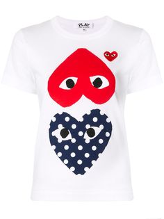 Comme Des Garçons Play футболка с круглым вырезом и принтом