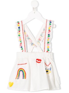 Stella McCartney Kids сарафан с вышивкой