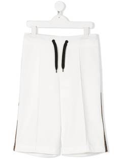Fendi Kids спортивные шорты с талией на шнурке