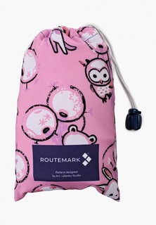 Чехол для чемодана Routemark "Белое и Пушистое" с паттерном Студии Артемия Лебедева