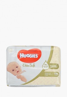 Влажные салфетки Huggies детские, Elite Soft, 128 шт