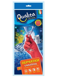 Перчатки хозяйственные Qualita Universal размер М 6266