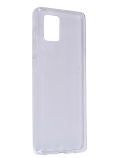 Чехол Brosco для Samsung Galaxy Note 10 Lite Silicone Transparent SS-N10L-TPU-TRANSPARENT