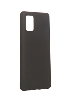 Чехол Brosco для Samsung Galaxy A71 TPU Black Matte SS-A71-COLOURFUL-BLACK