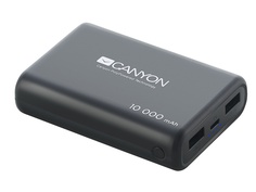 Внешний аккумулятор Canyon Power Bank 10000mAh Black CNS-CPBP10B