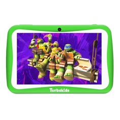 Планшет Turbo TurboKids Черепашки-ниндзя Cortex A7/RAM512Mb/ROM8/7"/WiFi/BT/2Mpix/0.3Mpix/And5.1/зел