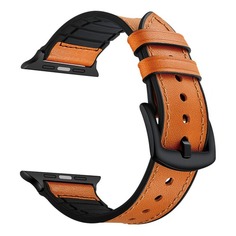Ремешок Lyambda Antares для Apple Watch Series 3/4/5/6/SE, оранжевый/коричневый [lwa-10-40-or] Noname