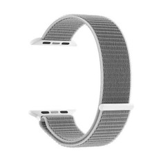 Аксессуары для гаджетов Ремешок Lyambda Vega для Apple Watch Series 3/4/5 серый/белый (DS-GN-02-40-6) Noname