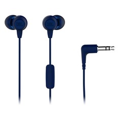 Гарнитура JBL C50HI, 3.5 мм, вкладыши, синий [jblc50hiblu]