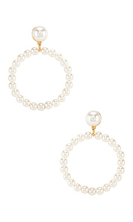 Серьги-кольца frontal - Lele Sadoughi