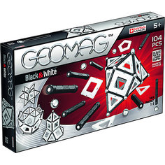 Магнитный конструктор Geomag Black & White, 104 детали