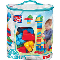 Конструктор Mega Blocks First Builders, 80 деталей Mattel