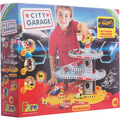 Игровой набор Faro "Гараж" 3 уровня, 45 см