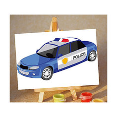 Набор для раскрашивания по номерам Цветной "Полицейская машинка"