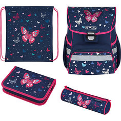 Ранец Herlitz Loop Plus Butterfly, с наполнением