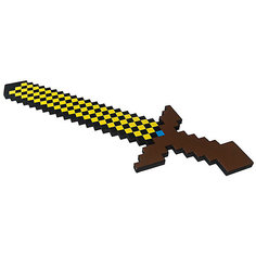 Меч 8Бит Pixel Crew золотой, 75см