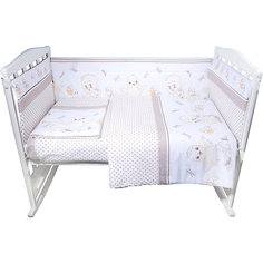 Комплект в кроватку Эдельвейс "Цыплята", 6 предметов