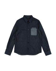 Джинсовая рубашка Trussardi Junior