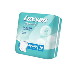 Пеленки Luxsan Basic/Norma одноразовые 60*60 см 30 шт