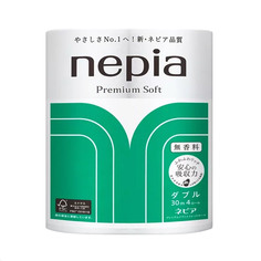 Бумага туалетная Nepia Premium Soft 4 рулона