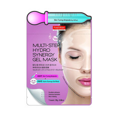 Многоступенчатая система ухода Purederm: Ампула для подготовки кожи 2 г + Гидрогелевая маска с эффектом синергии 28 г