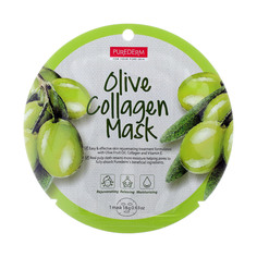 Коллагеновая маска Purederm с экстрактом плодов оливы 18 г