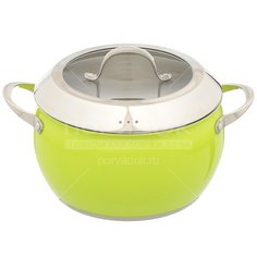 Кастрюля из нержавеющей стали Attribute GREENERY ASS824, 6 л