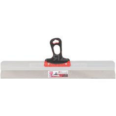 Шпатель фасадный Bartex Евро нержавеющий с двухкомпонентной ручкой 615030, 600 мм