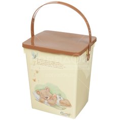 Корзина для белья прямоугольная, 8.5 л, POLLY С59320 Полимербыт