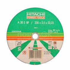 Круг отрезной по металлу Hitachi A30, 230х2.5х22 мм