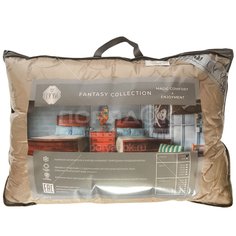 Подушка Льняное волокно IVVA ПЛНСп-57, хлопок сатин, 50х70 см