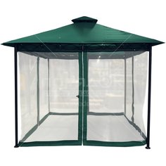 Шатер с москитной сеткой KT-G032-net-3292C бирюзовый, 3х3х2.75 м другие бренды