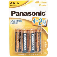 Батарейка Panasonic AA BL6 Alkaline Power , цена за блистер 6 шт