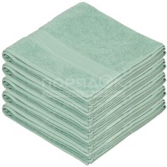 Полотенце банное, 100х150 см, Arya Solo Soft, 500 г/кв.м, зеленое Турция