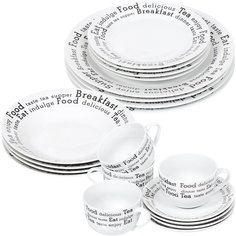 Сервиз столовый из керамики, 20 предметов, Миллениум XC054-HML3277