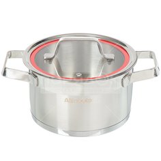 Кастрюля из нержавеющей стали Attribute Red Line ASS226, 2.3 л