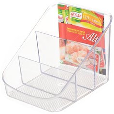 Подставка для специй Berossi Alt пластиковая ИК 16000000, 17х14.9х13.2 см, прозрачная
