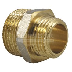 Бочонок резьбовой латунный MasterProf ИС.072172, 1/2"х3/8"