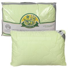 Подушка Бамбук IVVA ПБС-77, хлопок сатин, с кантом, 70х70 см