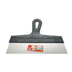 Шпатель фасадный Bartex нержавеющий с пластмассовой ручкой, 350 мм
