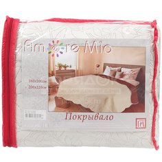 Покрывало (200х220 см) микрофибра, Amore Mio молочное 75446