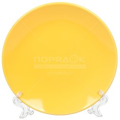 Тарелка обеденная керамическая, 200 мм, Палитра FP8yl желтая Керам-Строй