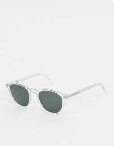 Круглые солнцезащитные очки Monokel-Очистить
