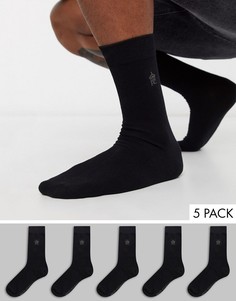 Набор из 5 пар носков French Connection-Черный